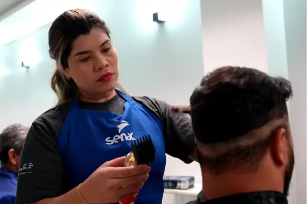 curso de barbeiro no Senac