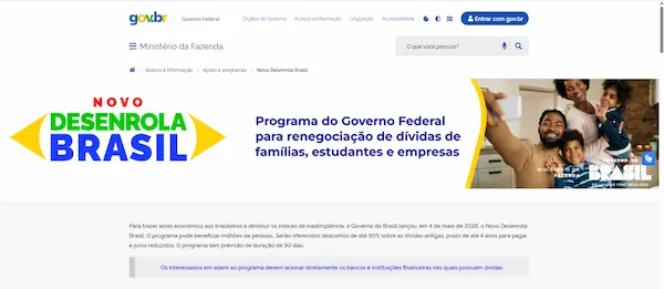 programa Desenrola site gov